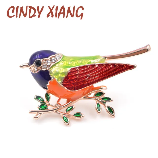 CINDY XIANG New Arrival Enamel Pins Bird Brooch Fashion Cute Animal Brooch Unise CINDY XIANG New Arrival Enamel Pins Bird Brooch Fashion Cute Animal Brooch Unise