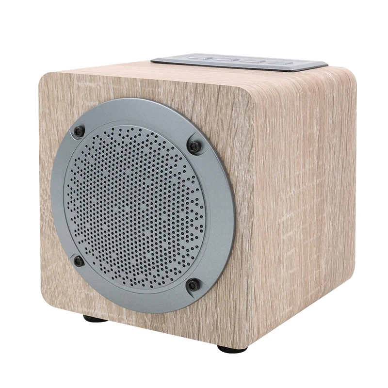 

ZOP Wooden Wireless Bluetooth Speaker Portable HiFi Sound System 3D Stereo Music Subwoofer Speakers