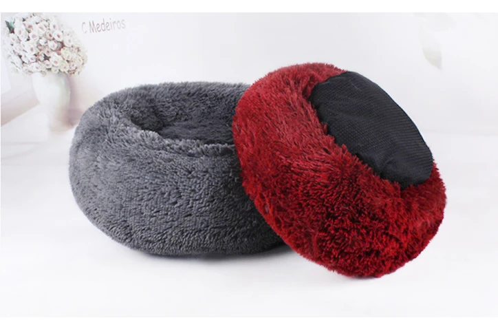 Super Soft Dog Bed Washable Plush Kennel Kennel Deep Sleep Doghouse Sofa Chihuahua Dog Basket Pet Bed