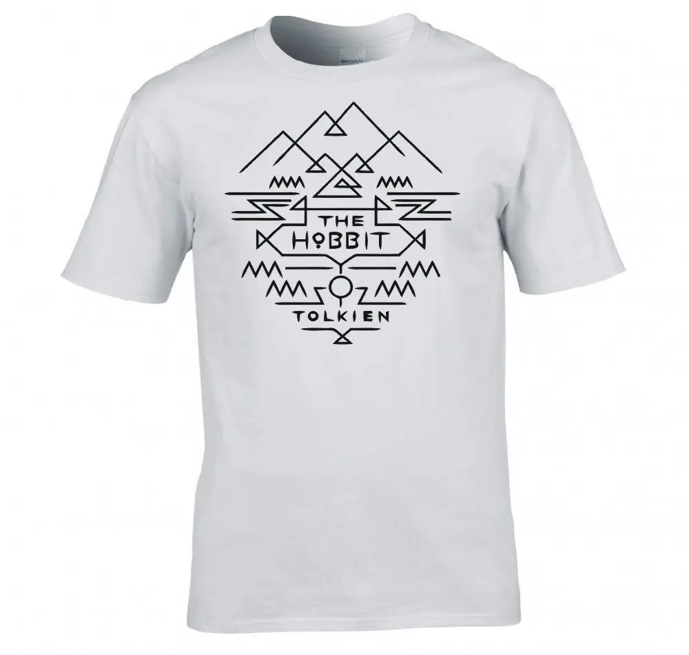 2018 футболка Homme Футболки Властелин колец/Хоббит &quotAzteca&quot Camiseta Для мужчин лето
