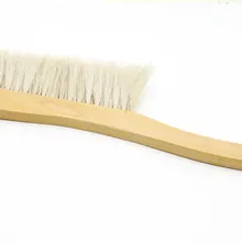 1 шт. трехрядная пчелиная подметальная пчелиная щетка для чистки гнезда расческа изогнутое дерево 3 ряда пчел подметание