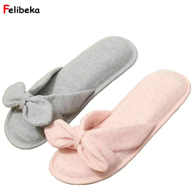 Шлепанцы для ванной FELIBEKA хлопковые и шелковые шлепанцы на весну лето милые