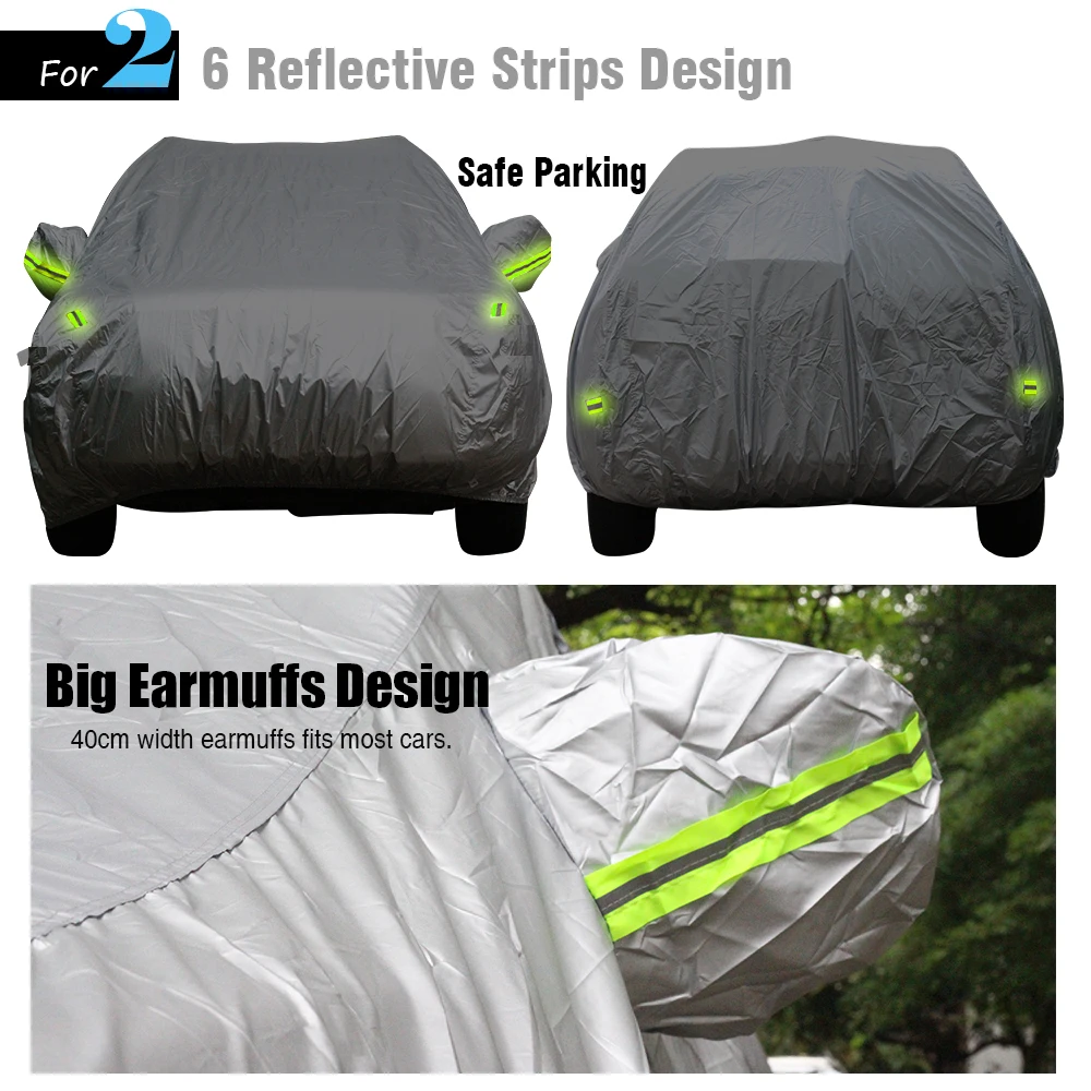 Buildreamen2 Car Cover Waterproof Sun Snow Rain Resistant Cover For Ford  Ecosport Tourneo Escort Kuga Mondeo Explorer Mustang Car Covers  AliExpress