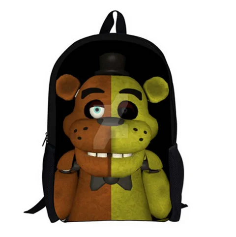 16 дюймов Five Nights At Freddy Детские рюкзаки сделанный на заказ Mochila Feminina ортопедическая детская дорожная сумка школьная сумка подростковый подарок - Цвет: 003