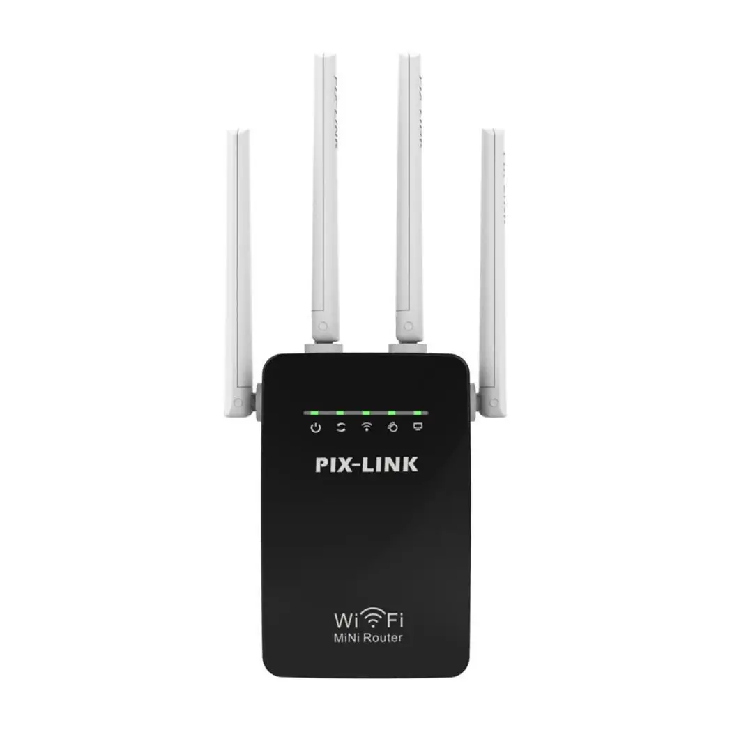 300 Мбит/с беспроводной расширитель диапазона Wi Fi маршрутизатор 4 антенны домашний