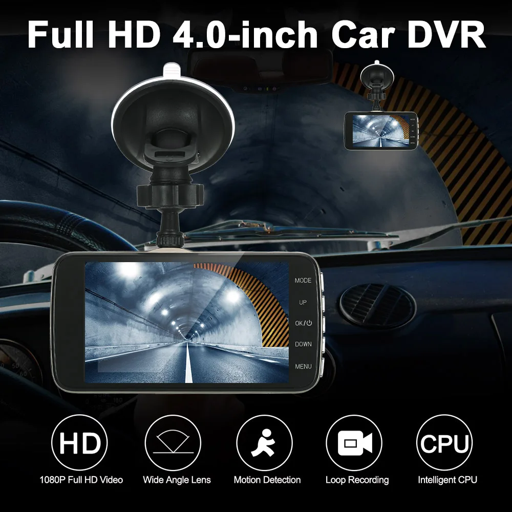 

Dashcam DVR Car DVRs Dash Cam Registrar Auto Camera Video Recorder Camcorder Dual Lens LED Night Vision / Loop Recording