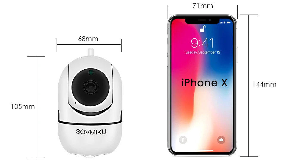 Mini Camera Wifi 1080P