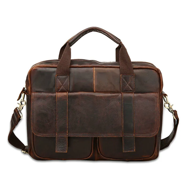 

2017 New Genuine Leather Men Bags Fashion Man Crossbody Shoulder Handbag Men Messenger Bags Male Briefcase Men's Travel Bag GW19