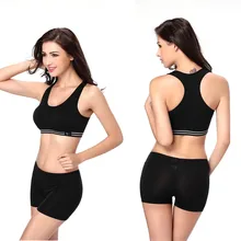 Женственная Дамская обувь Спортивное нижнее Белье Бег Йога бюстгальтер топы спортивный бюстгальтер черный съемный коврик мягкие эластичные удобные бесшовные