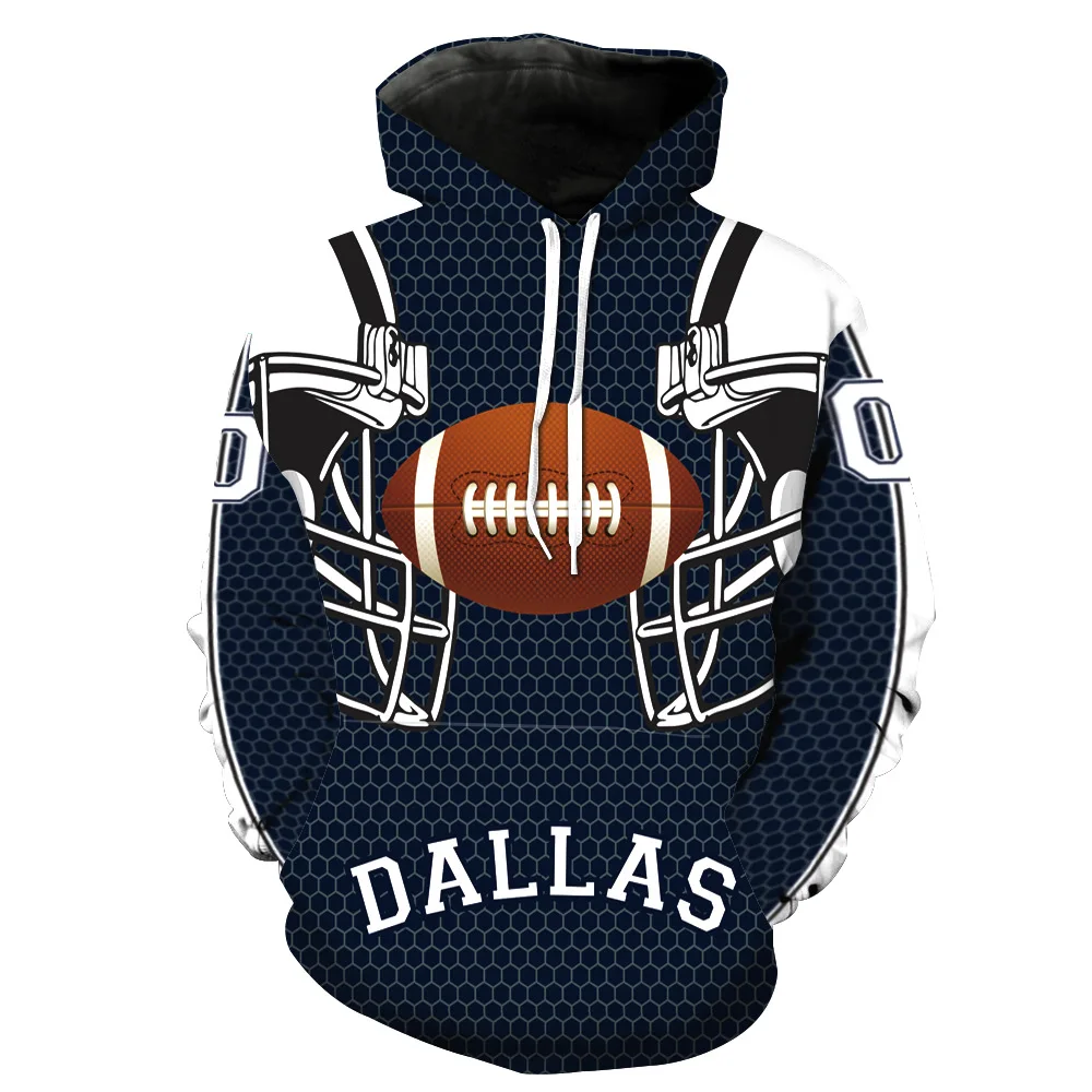 Cowboys LOGO 3D Impression Hoodies Avec