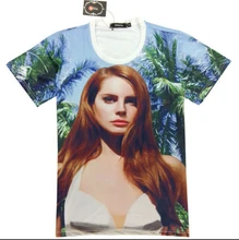 Casual Hip Hop Womens/Mens t shirt American Singer Lana Del Rey Short sleeves 3D Print T-Shirt Summer Tops Tees Plus S-6XL R1090
