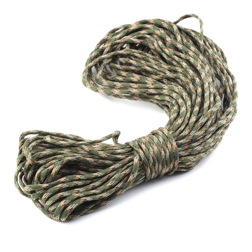 1 قطعة هايت جودة 7 حبلا Core100FT 550 Paracord المظلة الحبل الحبل مل المواصفات النوع