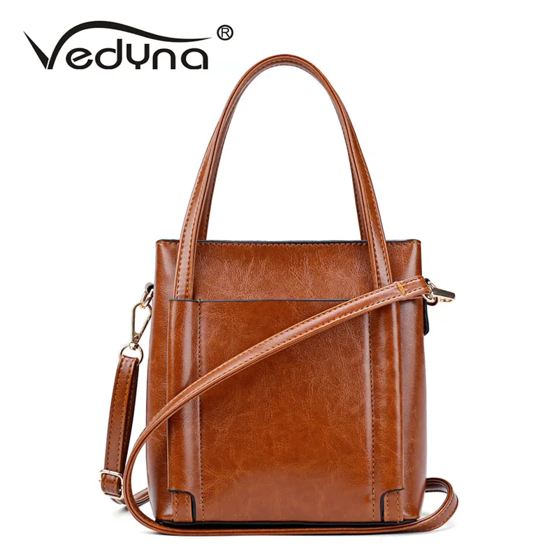 

VEDYNA Women Messenger Bags Large Capacity Women Bags Shoulder Tote Bags Bolsos Famous Designers Leather Handbags Female