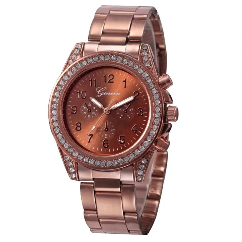 

2019 Top Brand Fashion Stainless Steel Dress Wristwatches Quartz Watches Women Gold Geneva Watch Casual Relogio Feminino Saat Fi