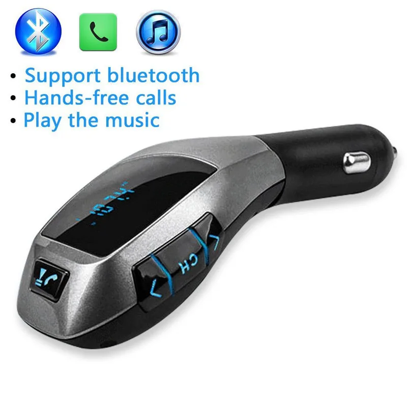 X5 Bluetooth Handsfree FM Transmitter Car Kit MP3 Music Player Radio