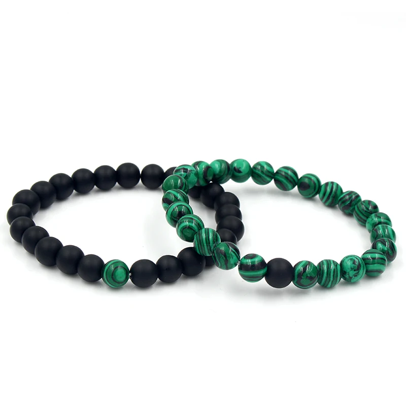 Newest 2Pieces/Set 8mm Natural Stone Beads Bracelets Sets Weave Braiding Macrame Couple Bracelet for Men & Women Yoga Jewellery Newest 2Pieces/Set 8mm Natural Stone Beads Bracelets Sets Weave Braiding Macrame Couple Bracelet for Men & Women Yoga Jewellery
