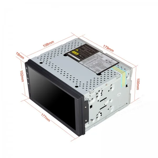 Clearance Newest 2 Din Android 6.0 Eight 8 Octa Core 7"Car Stereo No DVD GPS Navigate 32GB+2G RAM WIFI 4G TPMS DAB+Steering wheel 3