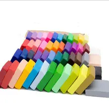 50 цветов, пластилиновые игрушки для детей, нетоксичные, экологически чистая глина, Прямая поставка