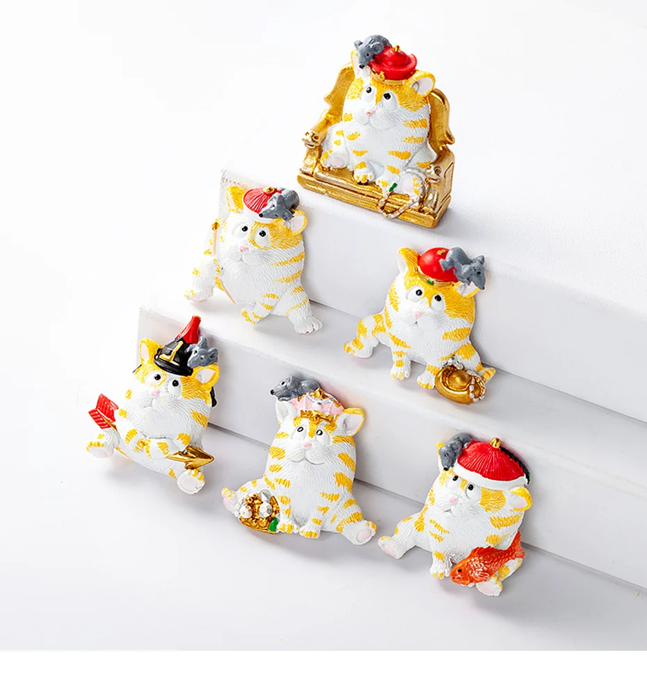 Forbidden City Cat Fridge Magnet 01
