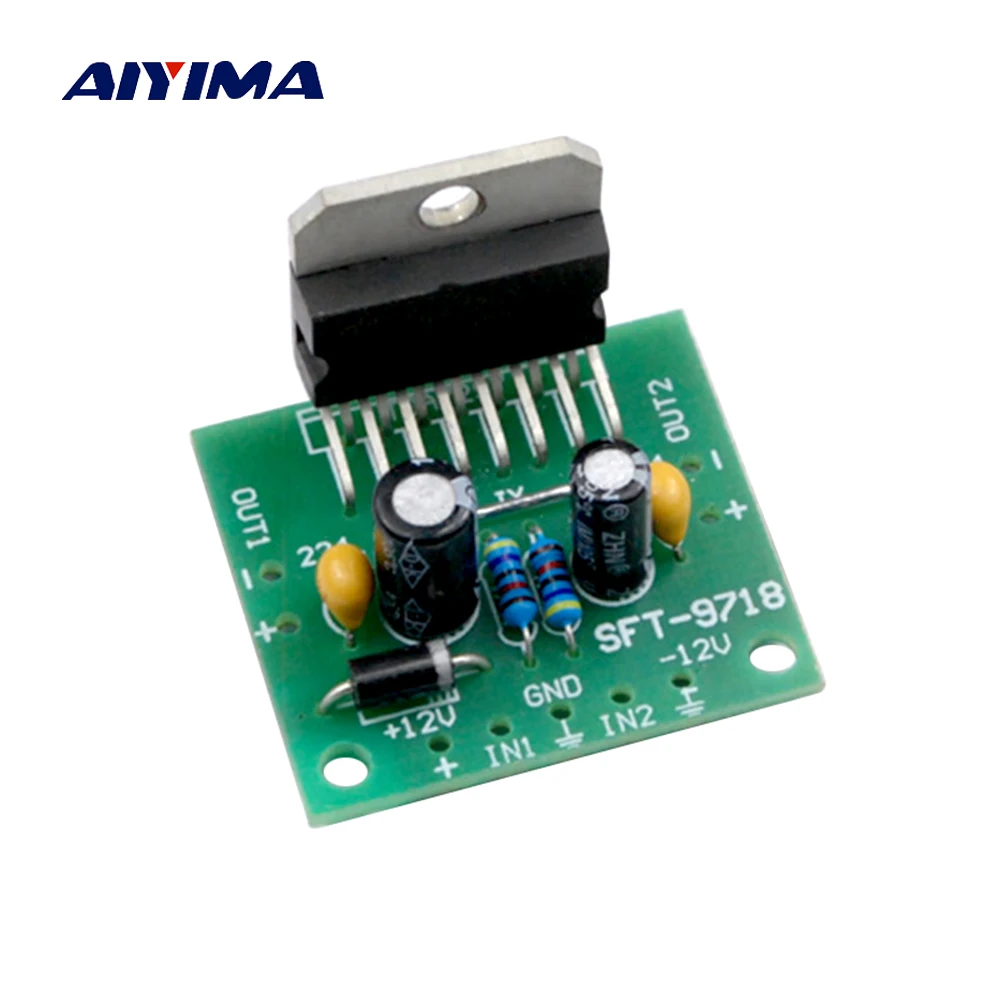 

Aiyima TDA7297 Audio Amplifier Board 2.0 Dual Channel 15W+15W Mini Amplifier Finished Board