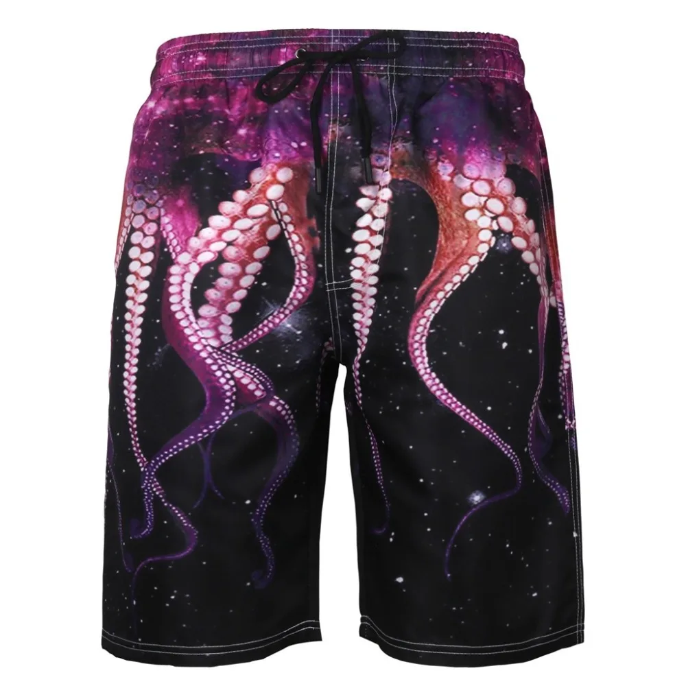 mens octopus swim trunks