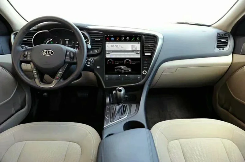 12," Tesla стиль android 7,1 Автомобильный gps навигационный плеер для KIA K5 optima 2011- без dvd аудио стерео wifi USB 2G ram 32G rom