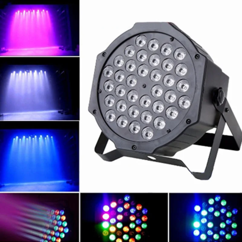 

36 LED Par Lights Stage Lighting Remote DMX Control RGB Lights for Party Wedding Club Show CLH@8