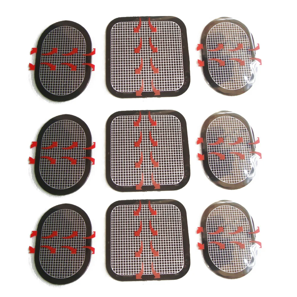 

Slender-tone compatible EMS compatible exchange pad 3 x 3 sets Total 9 (3 for front and 6 for the flank)