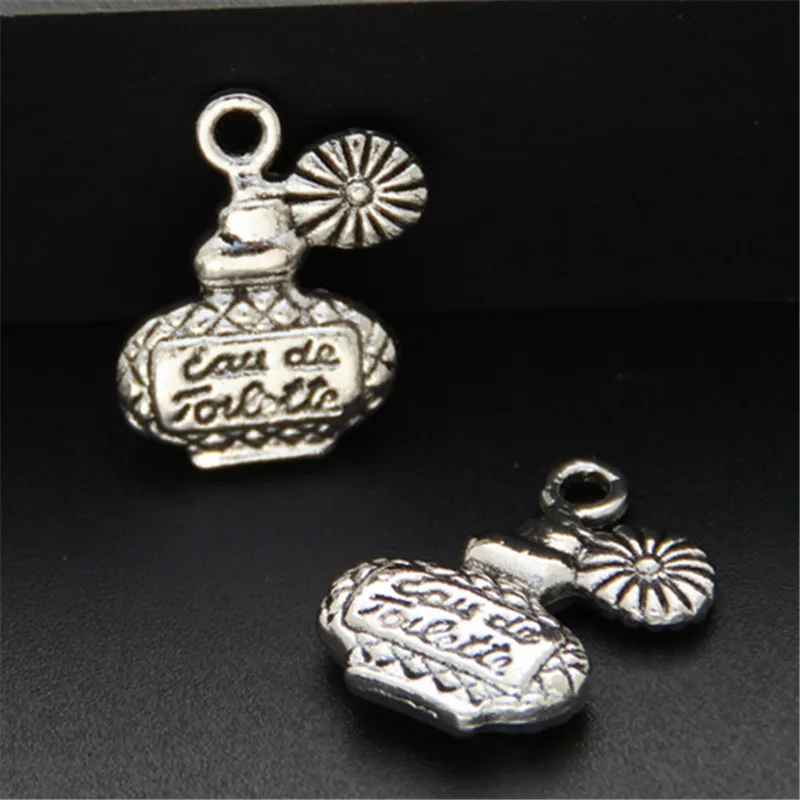 

20pcs Antique silver Zinc Alloy Perfume Bottles Charms Diy Handmade Jewelry Findings Accessories A569