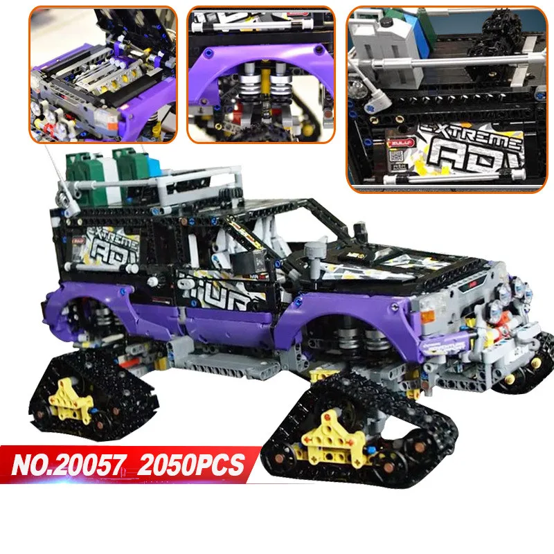 

Lepin 20057 2050Pcs Genuine Technic Mechanical Series Ultimate Extreme Adventure Car Set Building Blocks Bricks LegoINGlys 42069