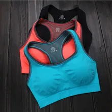 Профессиональный Женская одежда для фитнеса, спорта анти-вибрирующий бюстгальтер сезон: весна–лето спортивный бюстгальтер, чашечки расположены рядом, пуш-ап, бюстгальтер для бега с подкладкой тонкая Майка-топ Топ
