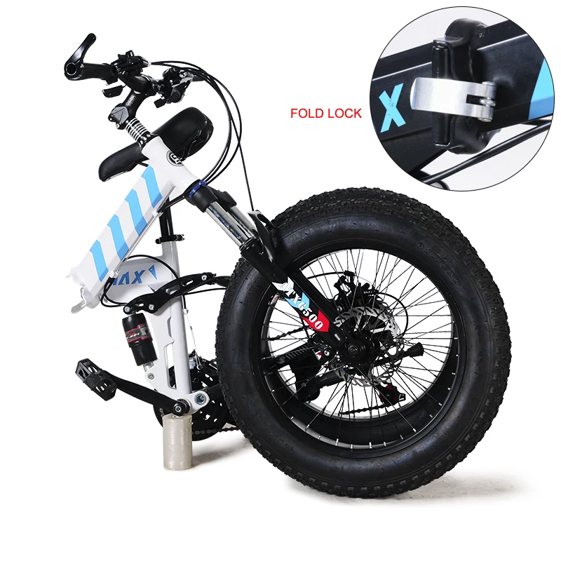 Top 20 / 26inch Fat Tires Mountain Bike Folding Variable Speed Disc Brakes Snowmobiles Bike 4.0 Extra Large Tires Mountain Bicycle 3 Top 20 / 26inch Fat Tires Mountain Bike Folding Variable Speed Disc Brakes Snowmobiles Bike 4.0 Extra Large Tires Mountain Bicycle 3