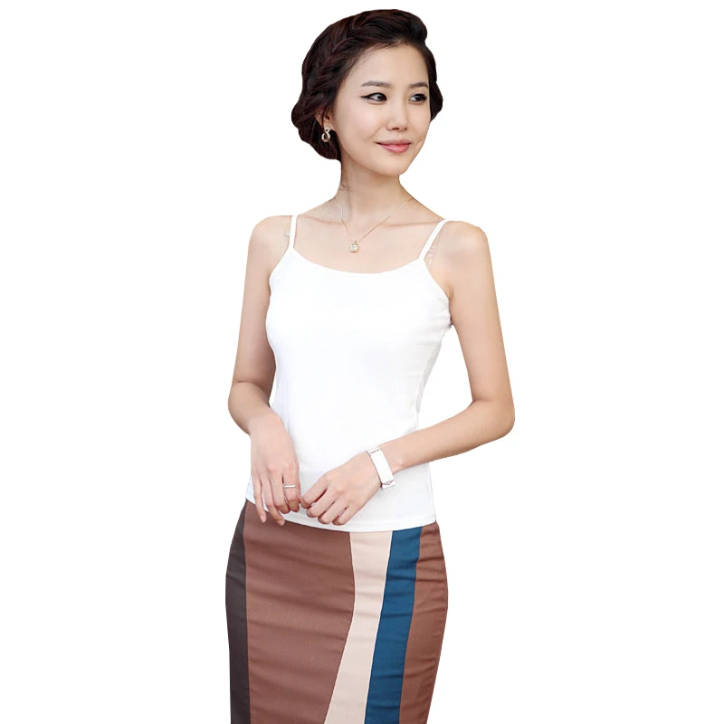 

2019 Summer Vest Shirts Tank Tops Women Spaghetti Strap Off the Shoulder Short Casual Camis Basic Streetwear Tees New Fashion