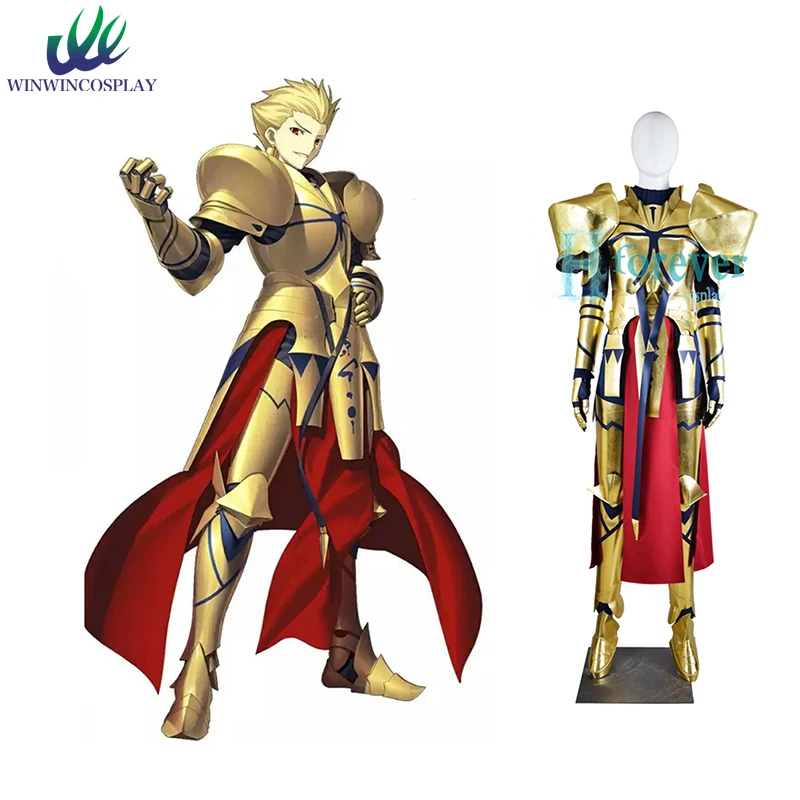 

Anime Fate Zero stay night Grand Order Gilgamesh Cosplay Set For Women Men Cloth Party Halloween Christmas Cosplay Costume