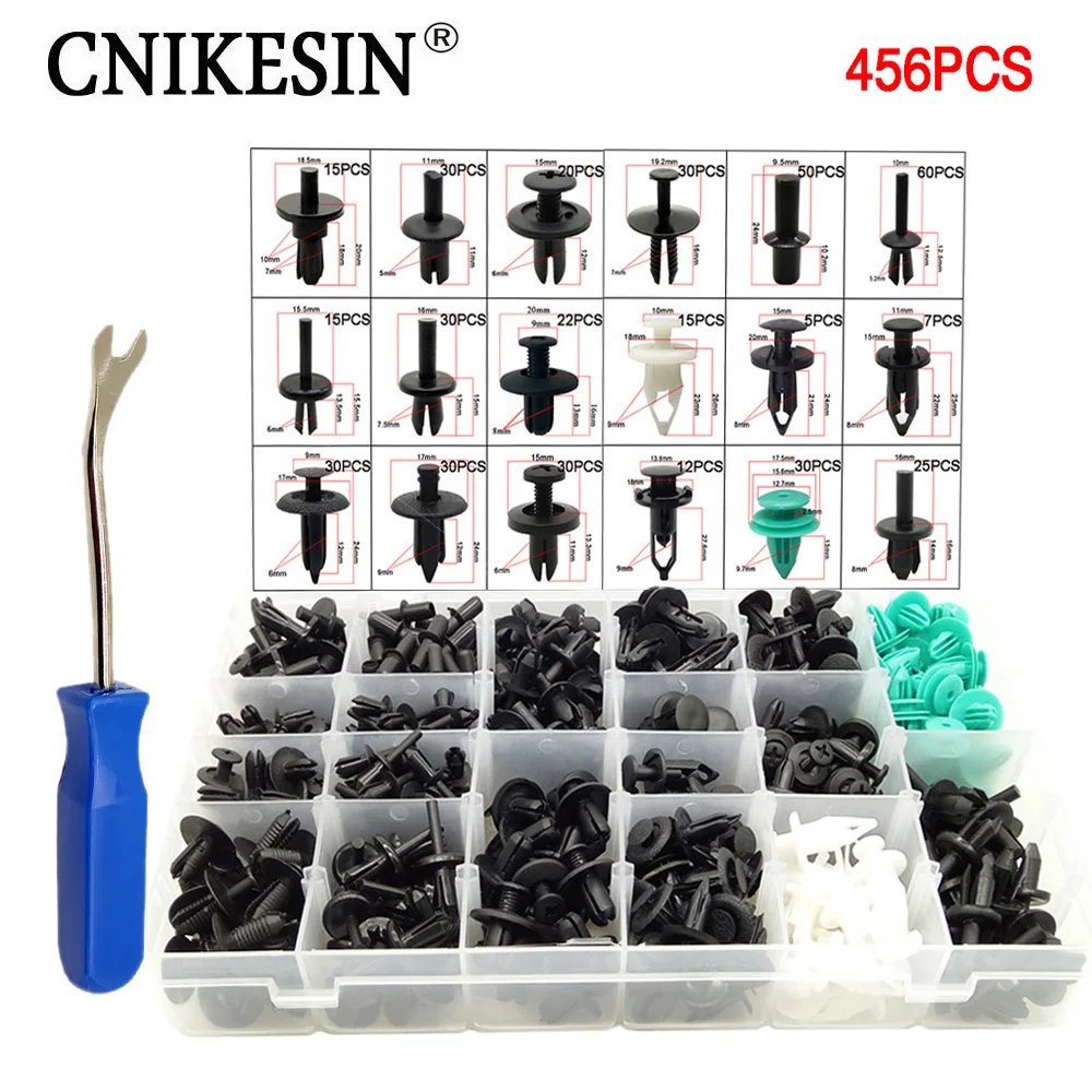 

Universal Auto Fastener Clips and Tool Bumper Fender Interior Lining Panel Interior Trim Wiper Cover Screw Rivets Fixed Clamp