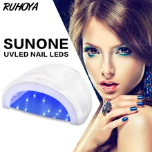 Ruhoya Сушилка для ногтей, УФ-гель светодиодный светильник машина 10/30/60S смарт Сенсор установка времени машина для отверждения геля Лаки нейл-арта