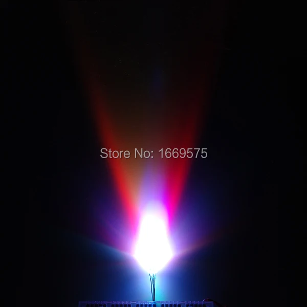 

100 pcs/lot 5mm RGB Common Anode CLEAR Round Head Hight Bright RGB Light LED Emitting Diodes
