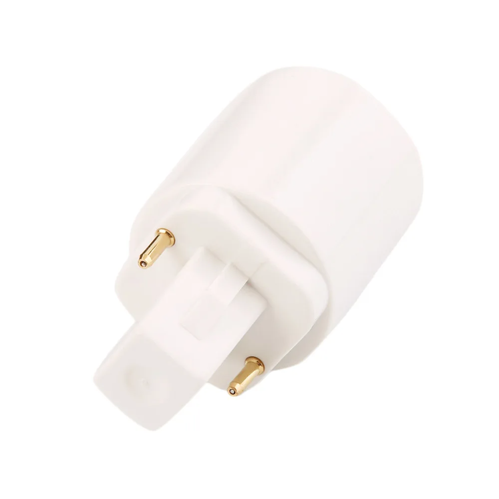 NEW ADAPTOR 110V OUTLET SOCKET AC PLUG TO STANDARD SCREW BASE LIGHT BULB IVORY