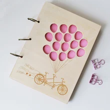 Любовь тандем велосипед воздушные шары на заказ Свадебный Гость книга свадебный душ свадебный подарок юбилей Свадебный фотоальбом