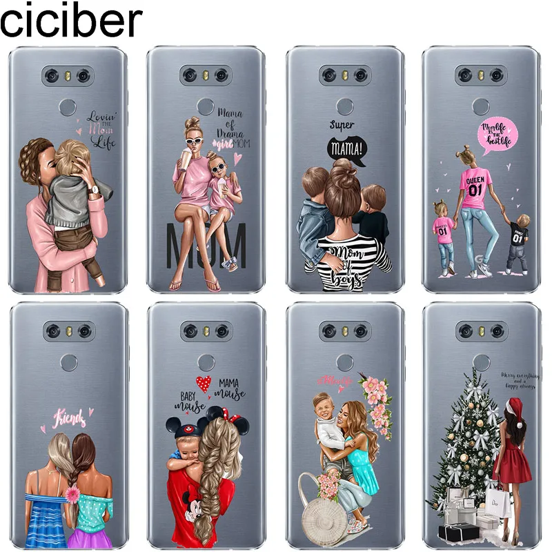 

ciciber Fashion Mom Queen For LG G7 G6 G5 G4 V40 V35 V30 V20 THINQ Soft Phone Cases Cover For LG K8 K10 K4 K7 2017 2018 K9 K11+