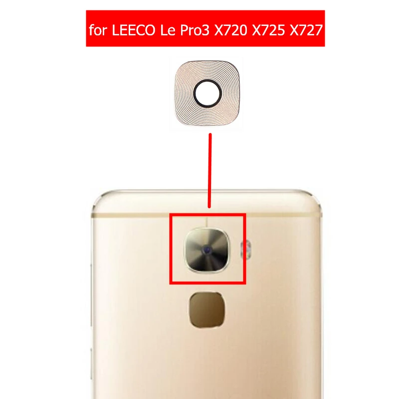 2 шт. для камеры LEECO Le Pro 3X720X727X725, стеклянные линзы для задней камеры, стеклянные линзы с клеем, запасные части для ремонта