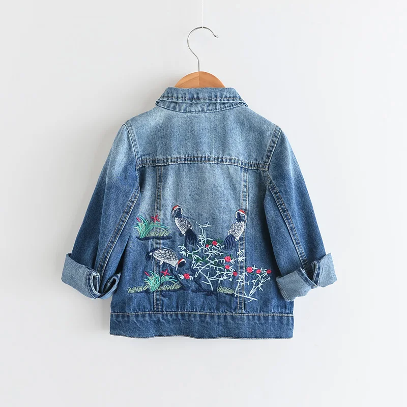Children Kids Denim Outerwear Clothing Spring Autumn Wholesale Toddler