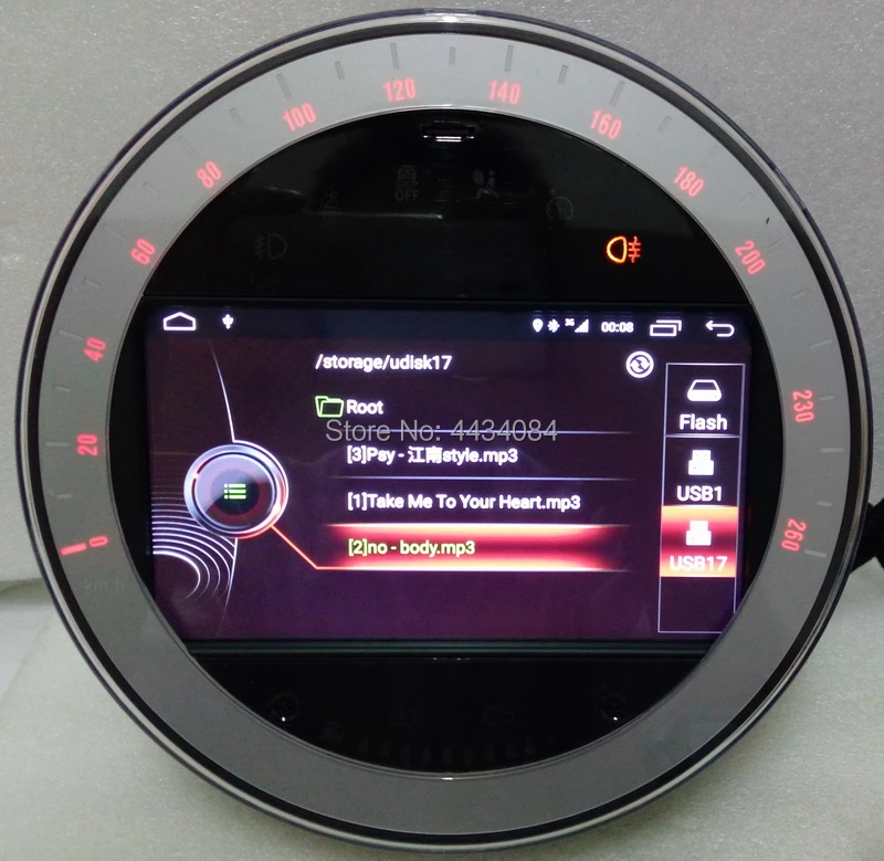 Ouchuangbo car audio stereo gps for mini cooper R56 sliver 2007-2010 android 7.1 support BT 2GB Ram mirror link 