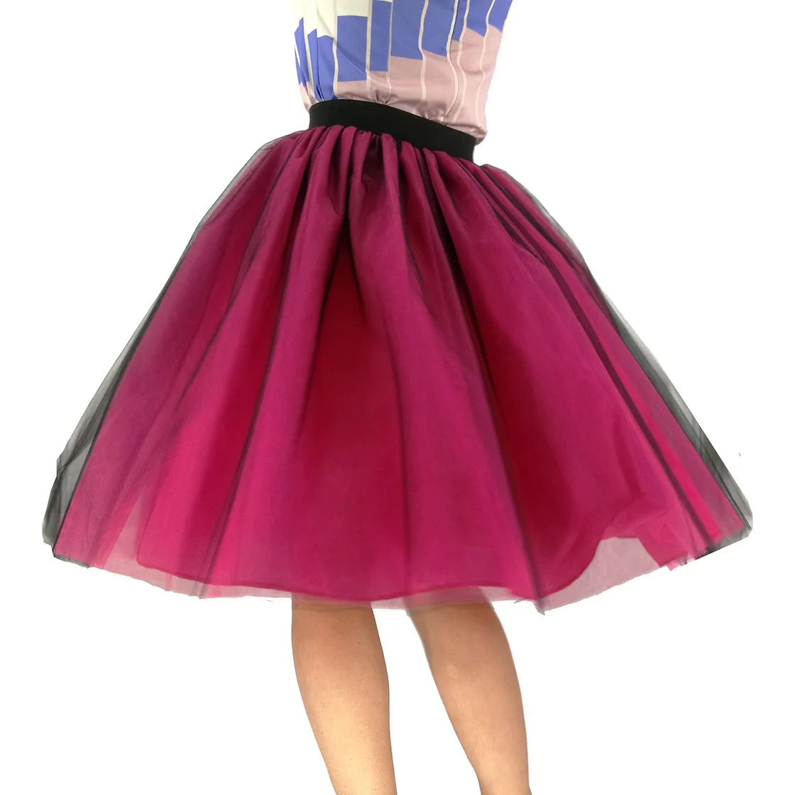 knee length swim skirt plus size