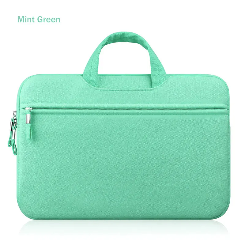Mint Green Laptop Sleeve Case Carry Bag Cover Pouch For 11" 13" 15