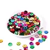 10g/Lot Multi Size 4mm/5mm/6mm/8mm Sequin PVC Round Cup Sequins Paillettes Sewing Wedding Crafts, Women Garments Accessories ► Photo 2/6