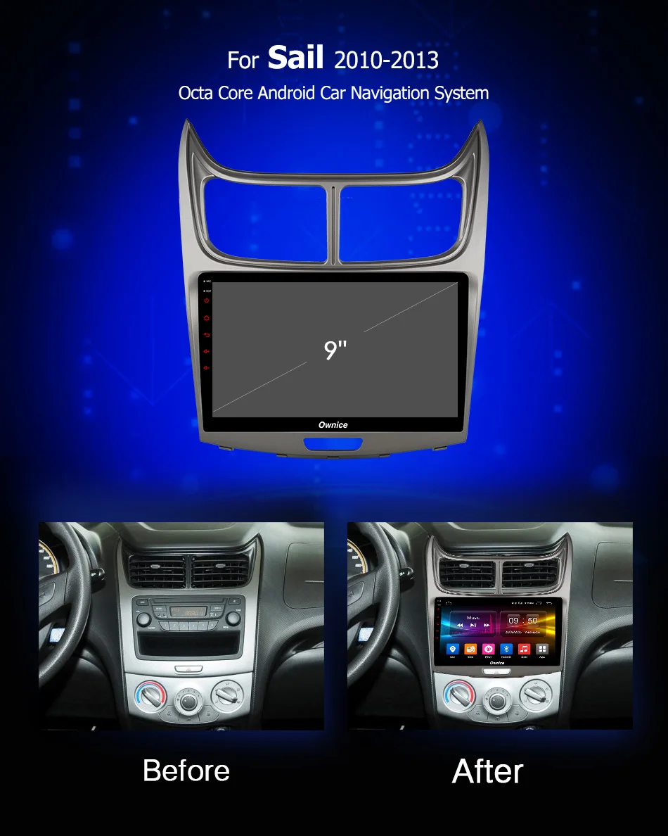 Sale Ownice K1 K2 K3 K5 K6 9" 8 Core Android 9.0 2 Din Car DVD Player For Chevrolet Sail 2010 2011 2012 2013 360 Panorama DSP 4G LTE 1 Sale Ownice K1 K2 K3 K5 K6 9" 8 Core Android 9.0 2 Din Car DVD Player For Chevrolet Sail 2010 2011 2012 2013 360 Panorama DSP 4G LTE 1