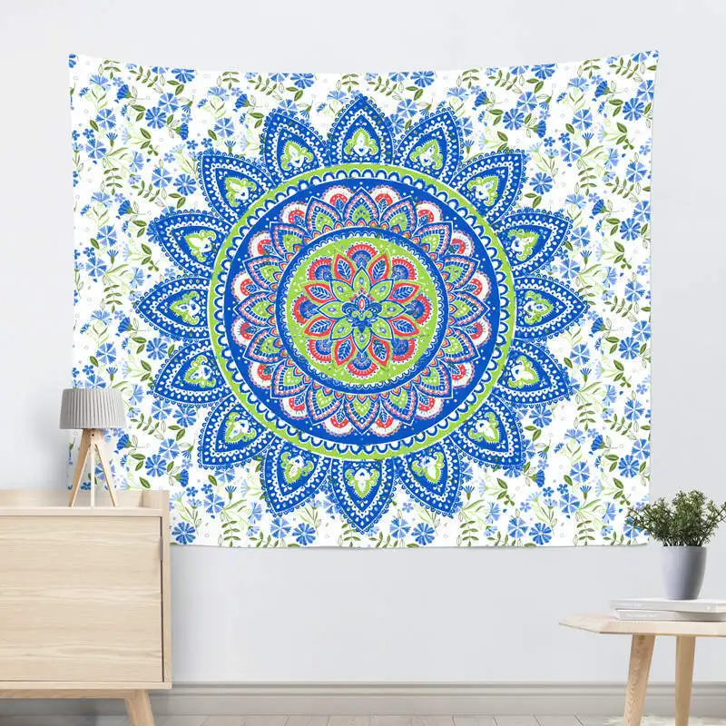 Indian Mandala Tapestry Wall Hanging HD Pixel Boho Decor Art Wall Cloth Tapestry Psychedelic Wall Carpet Throw Blanket Bedspread Indian Mandala Tapestry Wall Hanging HD Pixel Boho Decor Art Wall Cloth Tapestry Psychedelic Wall Carpet Throw Blanket Bedspread
