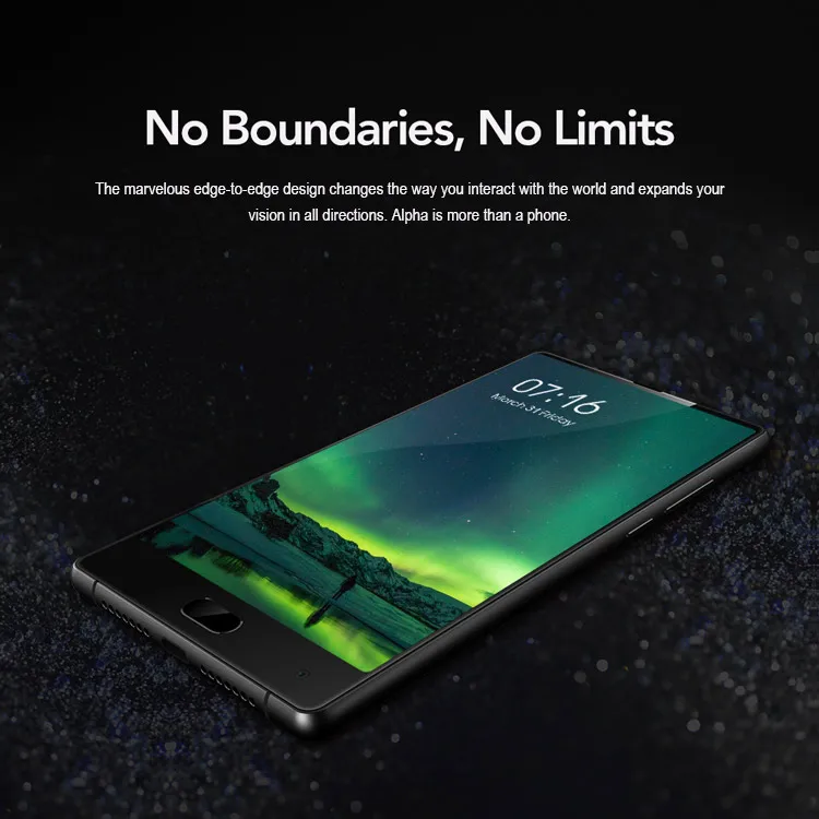 MAZE ALPHA 6GB RAM 64GB ROM MTK Helio P25 2.5GHz Octa Core 6.0 Inch 2.5D Corning Gorilla Glass LG FHD Screen Dual Camera Android 7.0 4G LTE Smartphone