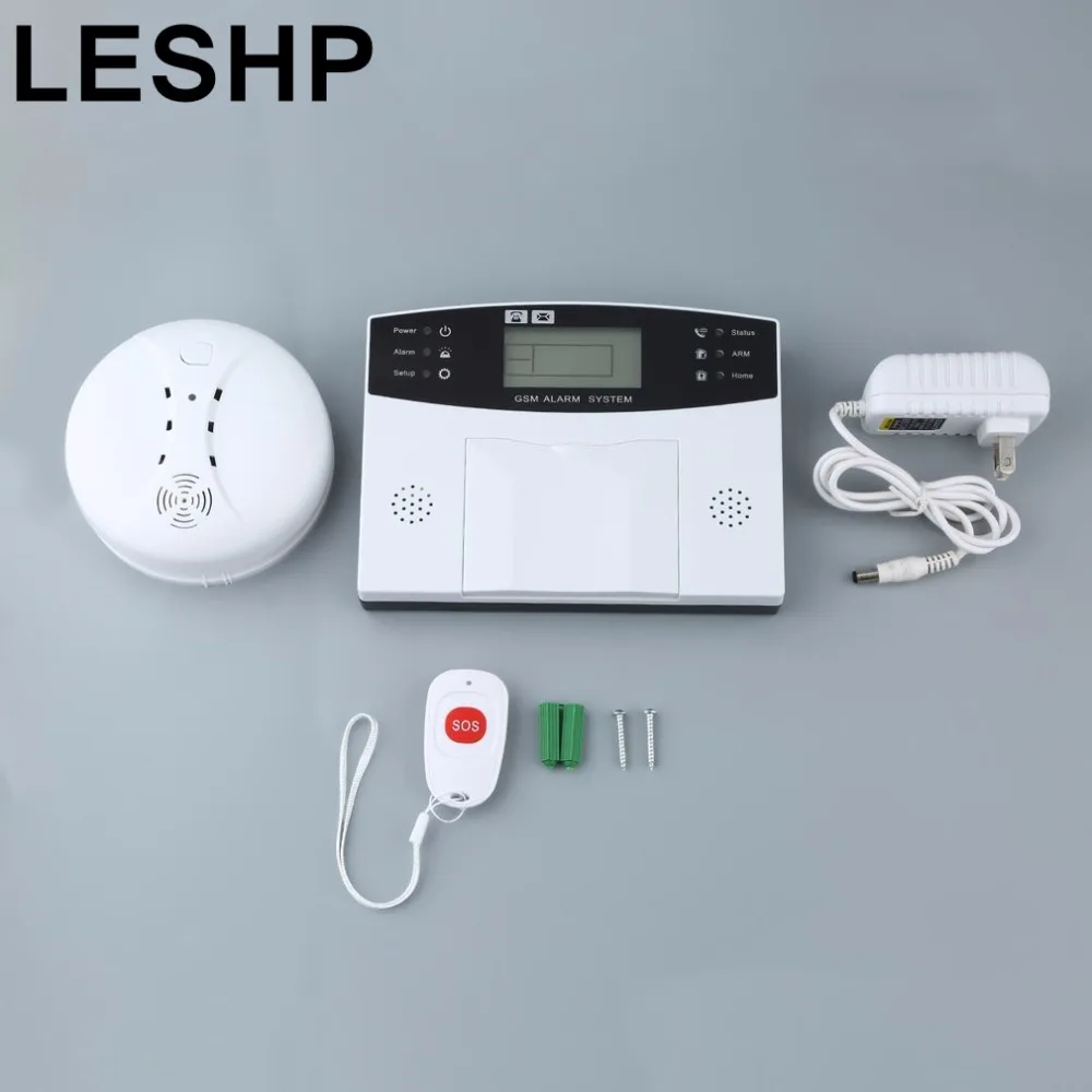 

GSM LCD Wireless 433 Smart Burglar Security Alarm System Detector Sensor Kit Remote Control Auto Dial SMS Outdoor Siren 105dB